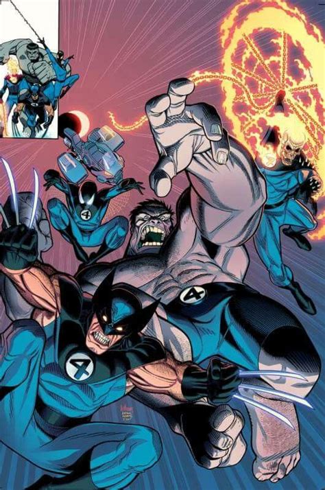 New Fantastic Four Fantastic Four Comics Ghost Rider Johnny Blaze