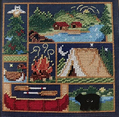 Mill Hill Camping Out Beaded Counted Cross Stitch Kitcamping Cross