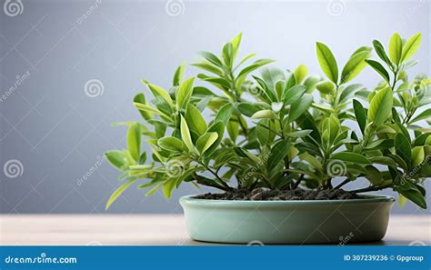 Fresh Green Leaves Grow in a Potted Plant, Bringing Nature Indoors