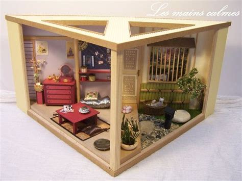 Japanese Style Model Diorama Miniature Etsy Dukkehus