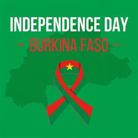 Premium Vector Happy Independence Day Burkina Faso