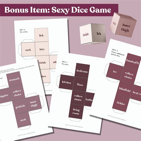Printable Sexy Jenga Game Adult Games For Couples Get Your Etsy