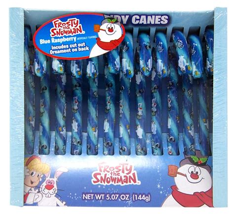 Frosty The Snowman Blue Raspberry Stocking Stuffer Candy Canes 507