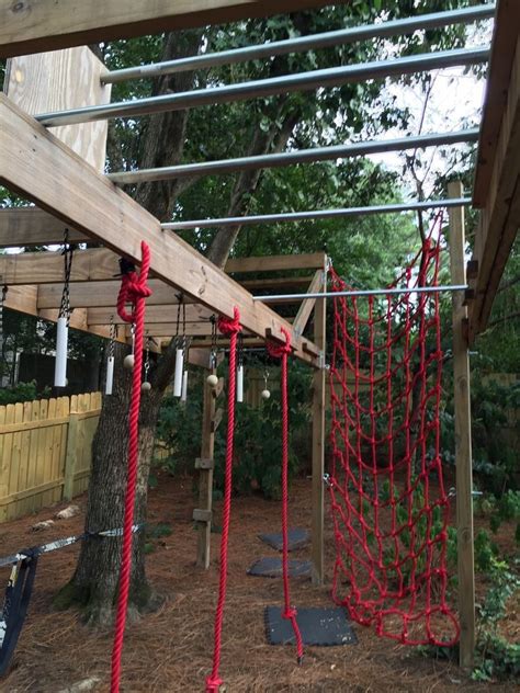 Wood is the best materials you could use to build you ninja warrior obstacle course. Pin on Ninja Warrior Backyard Training Course