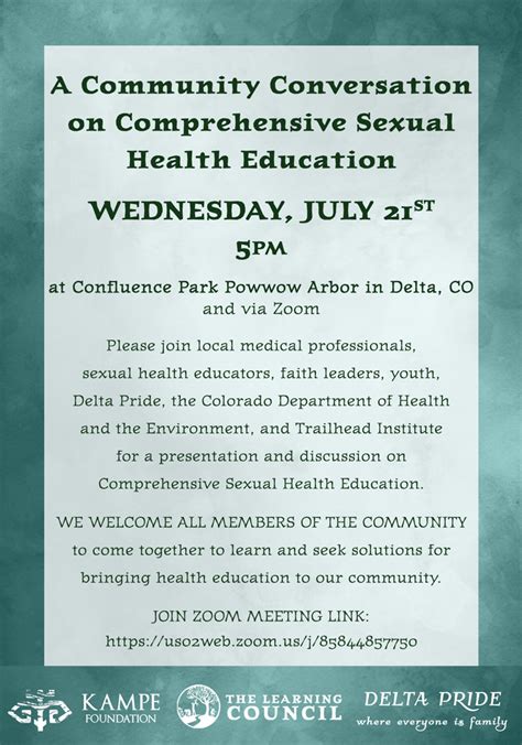 Community Conversation On Comprehensive Sexual Health Education