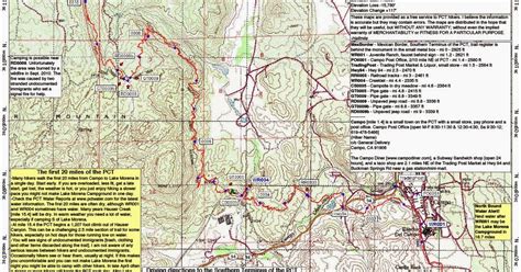 Pct Thru Hike 2014 Trail Maps