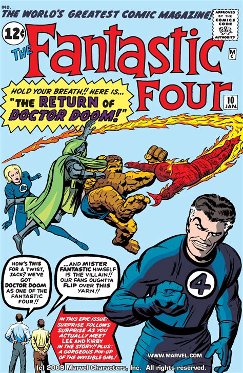 Doctor Doom In Ff10 Fantastic Four Fantastic Four Comics Valuable