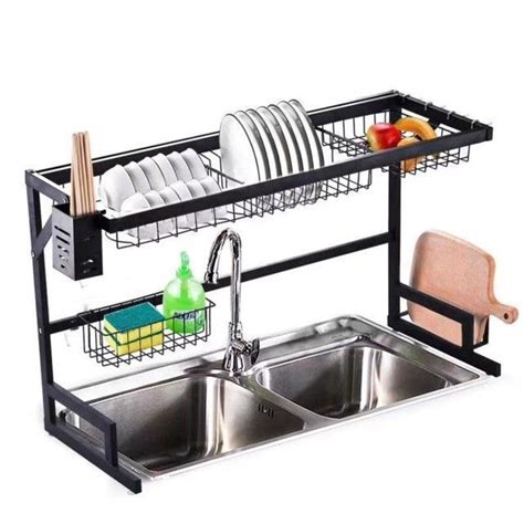 The workers did a good job of this. 85cm dish drying rack over sink | Shopee Philippines