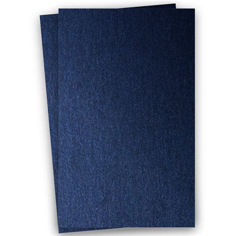 Metallic Dark Blue Lapis 11x17 Ledger Paper 105c Cardstock 100 Pk