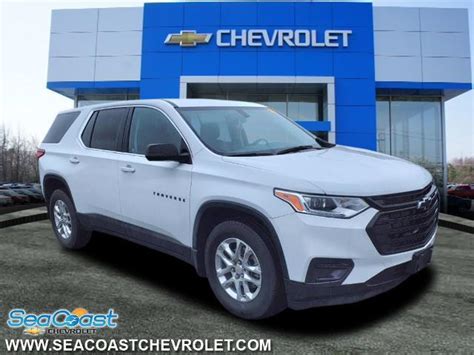 Certified 2021 Chevrolet Traverse Awd 1ls In White For Sale In New