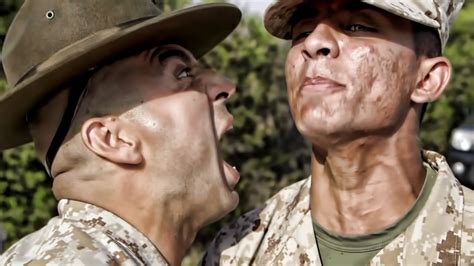 Usmc Drill Instructors Inspect Recruits At Boot Camp Youtube