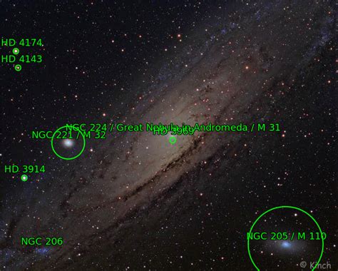 M31 Andromeda Galaxy Kinchastro