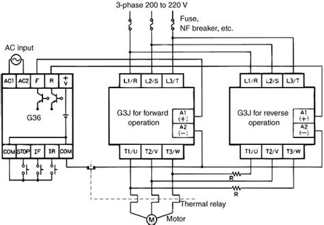 omron relay schematic