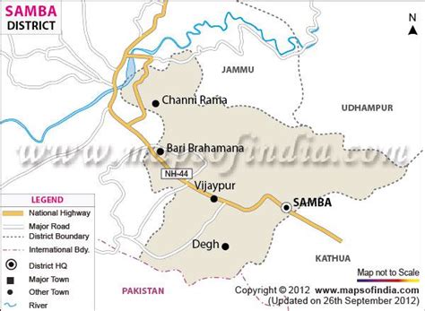 Explore the detailed map of jammu and kashmir with all districts, cities and places. Map of Samba District, Jammu & Kashmir, India (Source: Maps of India) | Download Scientific Diagram