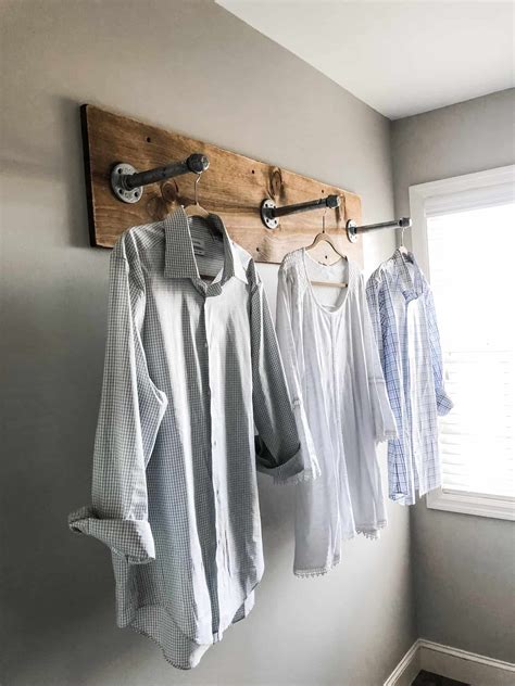 22 Diy Clothes Racks In 2021 Organize Your Closet Laundry Room Decor Laundry Room Remodel
