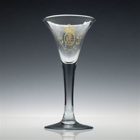 Shop luxury home accessories at amara. 18th Century European Gilded Wine Glass c1750 - Drinking ...