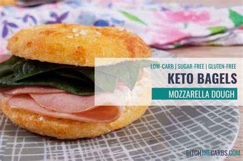 Simply divide the dough into as many pieces as you like, stretch out or roll between two pieces of parchment paper. Keto Mozzarella Dough Bagels + VIDEO - only 2.4g net carbs ...