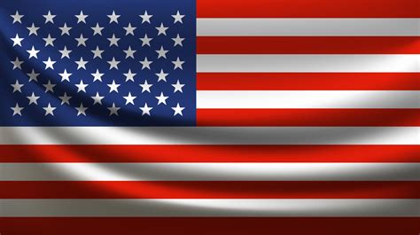 United States Of America Waving Flag 2490788 Vector Art At Vecteezy