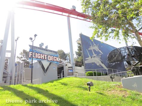 Flight Deck At Californias Great America Theme Park Archive