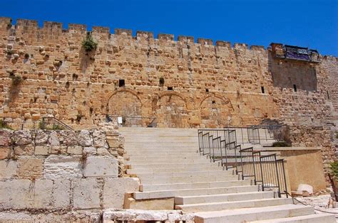 In his latest article for the jerusalem post, he describes the steps leading up to the double gate of the temple mount. Where Jesus Walked
