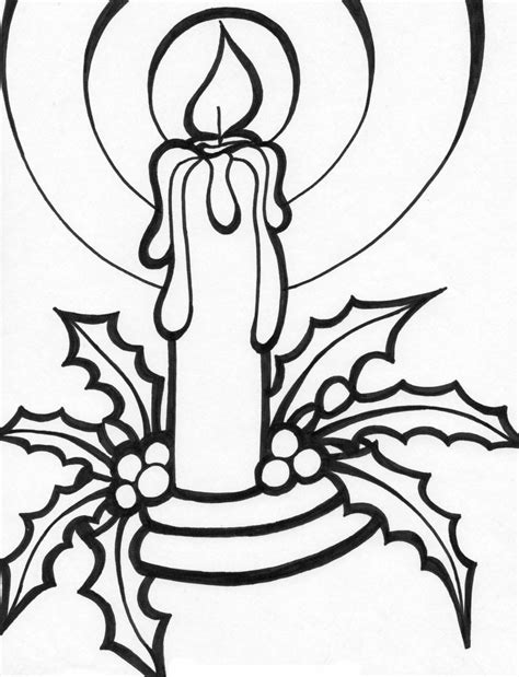 Free printable church coloring pages for kids. Church Candles Coloring Pages To Print