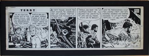 Milton Caniff Terry And The Pirates In Artefumetto Original Art