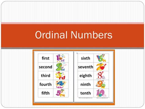 Ordinal Numbers Ordinal Numbers Esl Vocabulary Game Cards For Kids