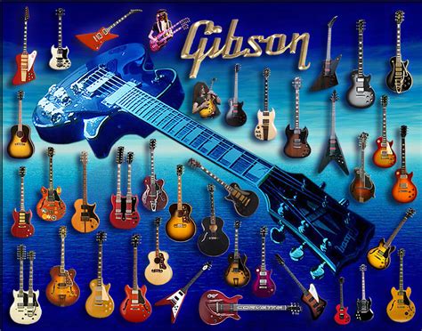 50 Gibson Guitar Wallpapers Free On Wallpapersafari