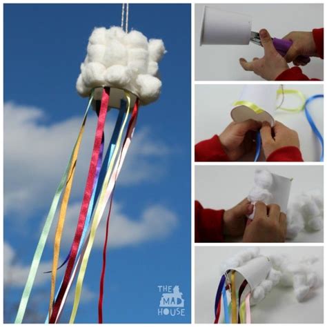 How To Make A Rainbow Windsock Wind Sock Crafts For Kids Craft