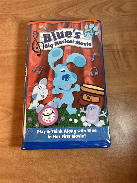 Blue S Clues Big Musical Movie Vhs Play Think Along With Blue Tested The Best Porn Website