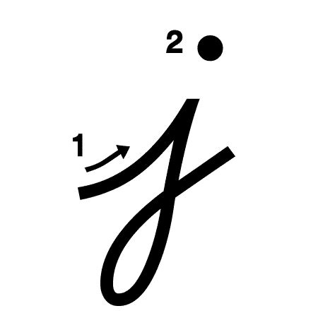 If you want to learn cursive, it's a good idea to study exactly what cursive letters look like. Letter J Handwriting Worksheet - Both Cases (trace 1, write 1)