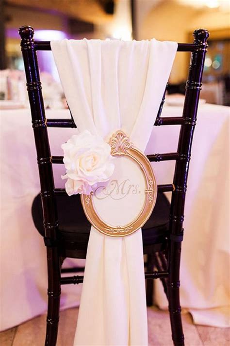 In wedding décor, it's attention to the details that makes the difference in creating a really strong so we thought we'd look at some ideas to help power up your creative urges, with eight looks to inspire everyone from the craft novice to a wedding. 20 Creative DIY Wedding Chair Ideas With Satin Sash ...