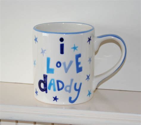 Personalised I Love Daddy Mug By Sparkle Ceramics