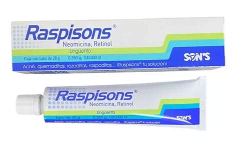 Raspisons Ungüento Neomicina Retinol Cicatrices Rapones 28g Tipo De