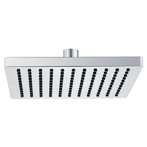 tapis square rain shower head 20x20x1 5 cm abs chrome plated tacc shop online today