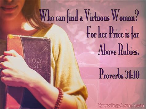 Proverbs 3110 Who Can Find A Virtuous Woman Pink