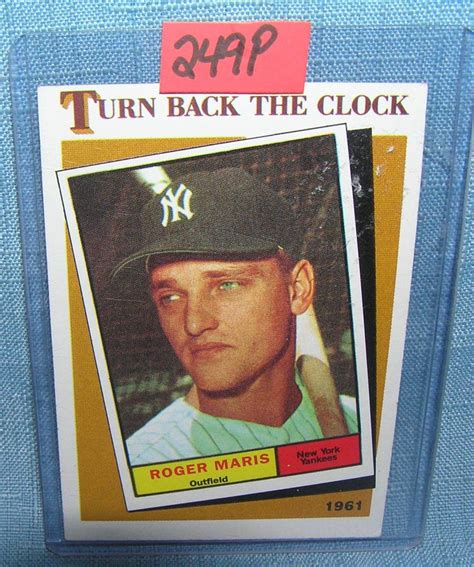 Check spelling or type a new query. ROGER MARIS TURN BACK THE CLOCK ALL STAR BASEBALL CARD