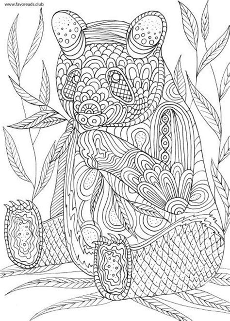 Printable Panda Coloring Pages For Adults Coloring And Drawing