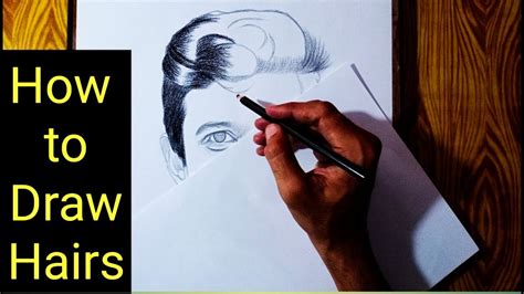 How To Draw Hairs For Sketch Hairs Sketch For Beginners Youtube