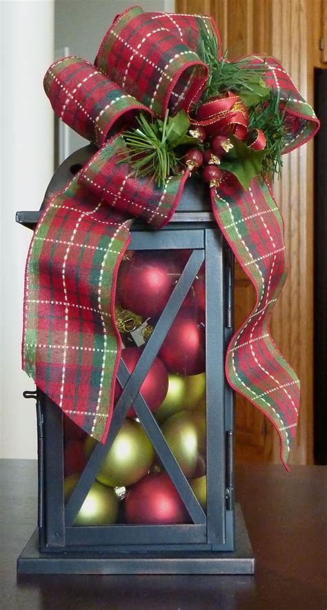 A Way To Use That Lantern I Have Downstairs Christmas Lantern Ideas