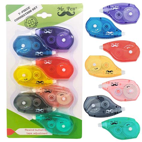 Mr Pen Correction Tapes Pack Of 7 Correction Tape White Tape Tape