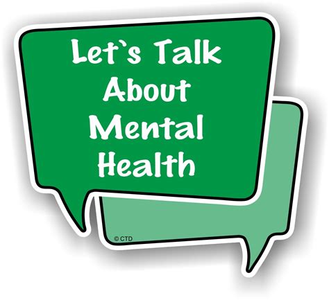 Lets Talk About Mental Health Awareness Speech Bubbles Etsy