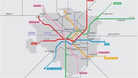 Mappa Milano Con Fermate Metro Edgianne