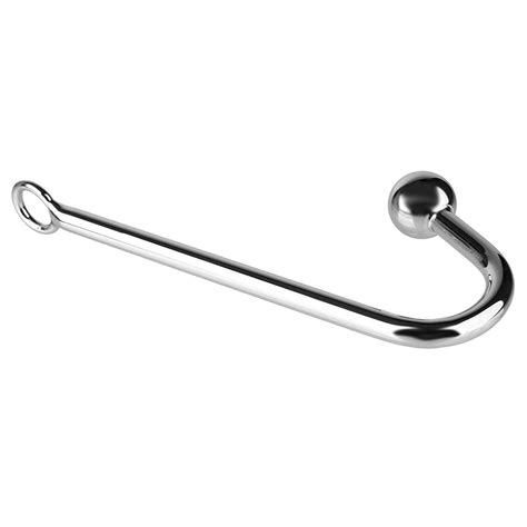Stainless Steel Anal Butt Plug Hook Metal Anus Dildo Anal Sex Toys For