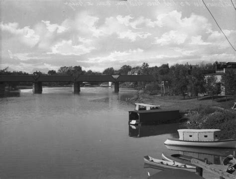 Rock River Scenery Photograph Wisconsin Historical Society