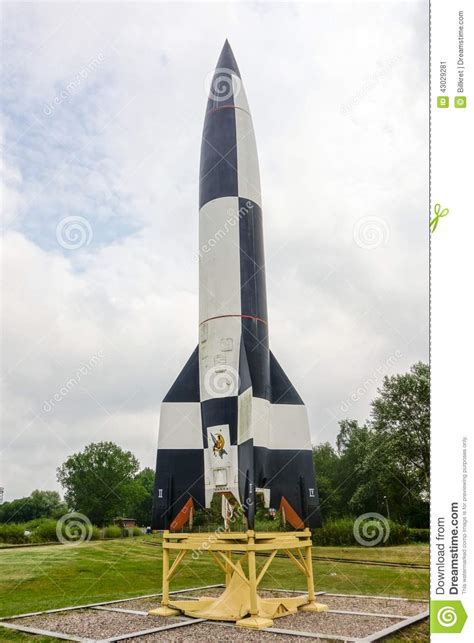 V2 Rocket Ballistic Missile Editorial Photo Image 43029281