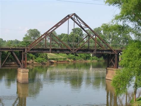 Triangle Shaped Bridge Louisiana History Red River Louisiana