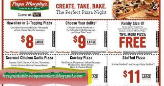 Follow the link to papa murphy's shopping page and add your favorite items to your shopping. Papa Murphys Coupons (With images) | Pizza coupons, Free ...