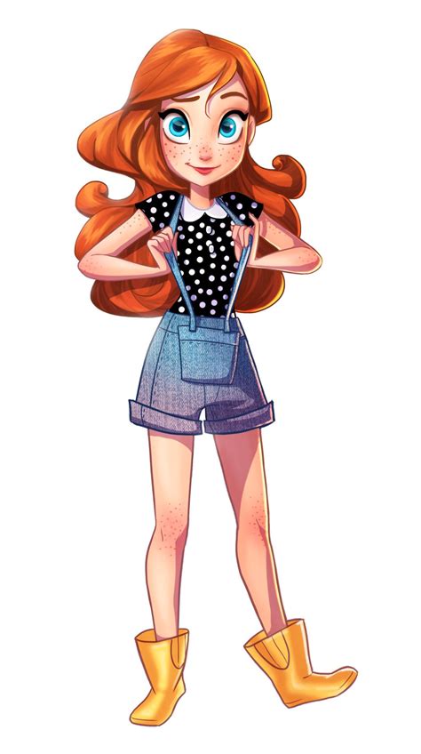 Michele Massagli On Behance Girl Cartoon Character
