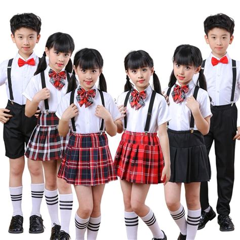 Childrens School Uniform Japanese Student Suit For Girls Boys Children